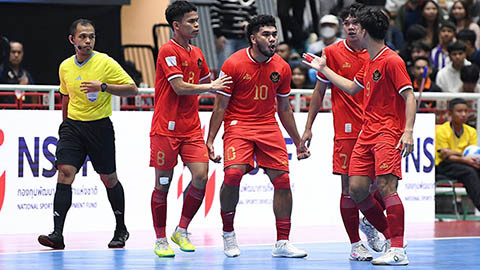 Đè bẹp ĐT futsal Thái Lan, ĐT futsal Indonesia vào chung kết